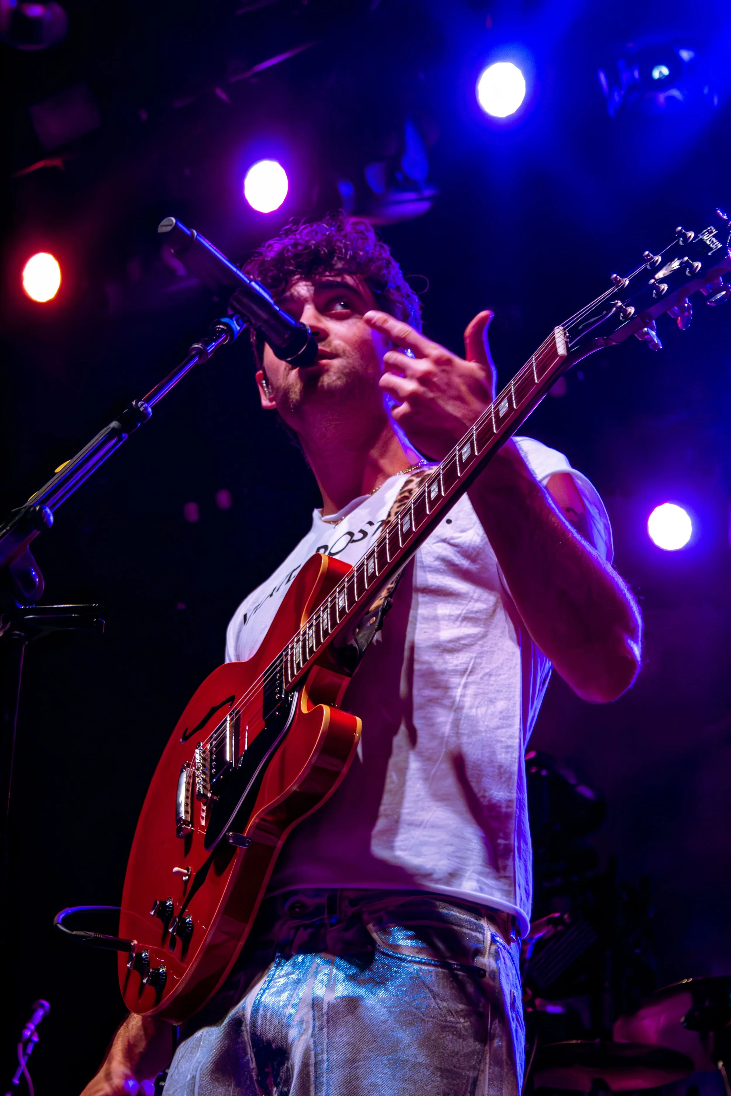   Alexander 23 performing at The Roadrunner, photo by Ally Giust  