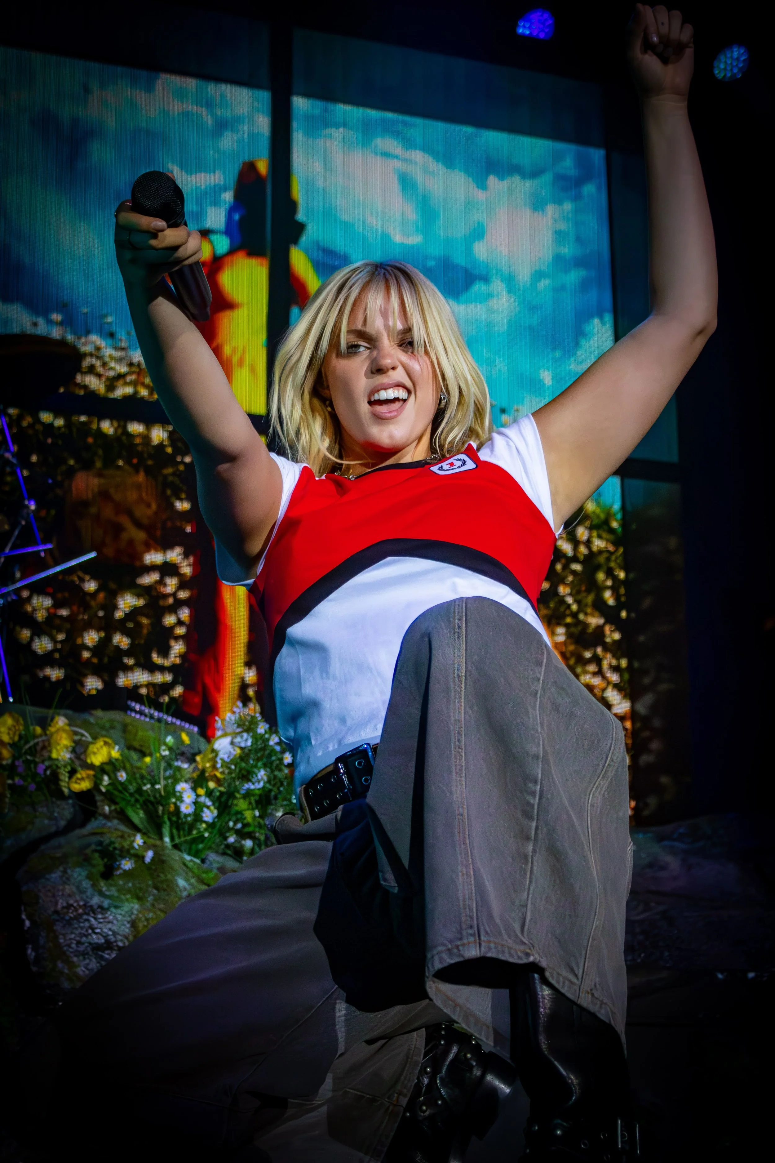   Reneé Rapp performing at The Roadrunner, photo by Ally Giust  